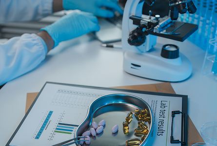 vet with medicine pharma